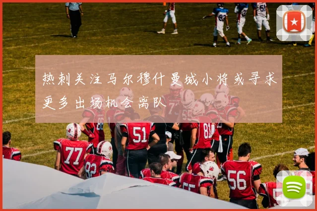 热刺关注马尔穆什曼城小将或寻求更多出场机会离队